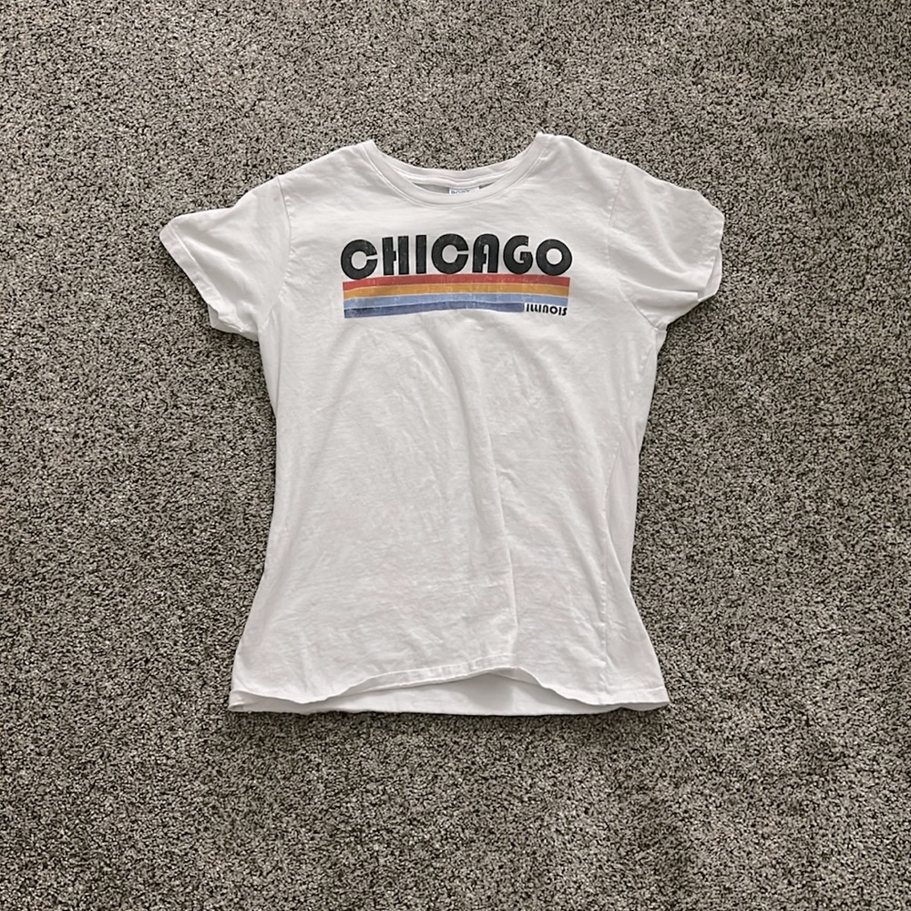 size small; white with colored stripes; 100% cotton; soft